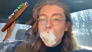 how to roll a BLUNT + hotbox session