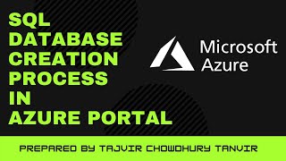 SQL Database Creation Process in Microsoft Azure Portal Information