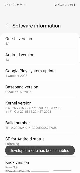 How Turn On Developer Features On Android - YouTube