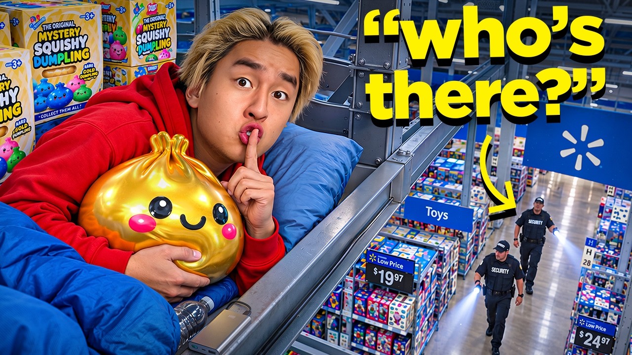I Secretly Hid In a Grocery Store To Get the VIRAL Toy!
