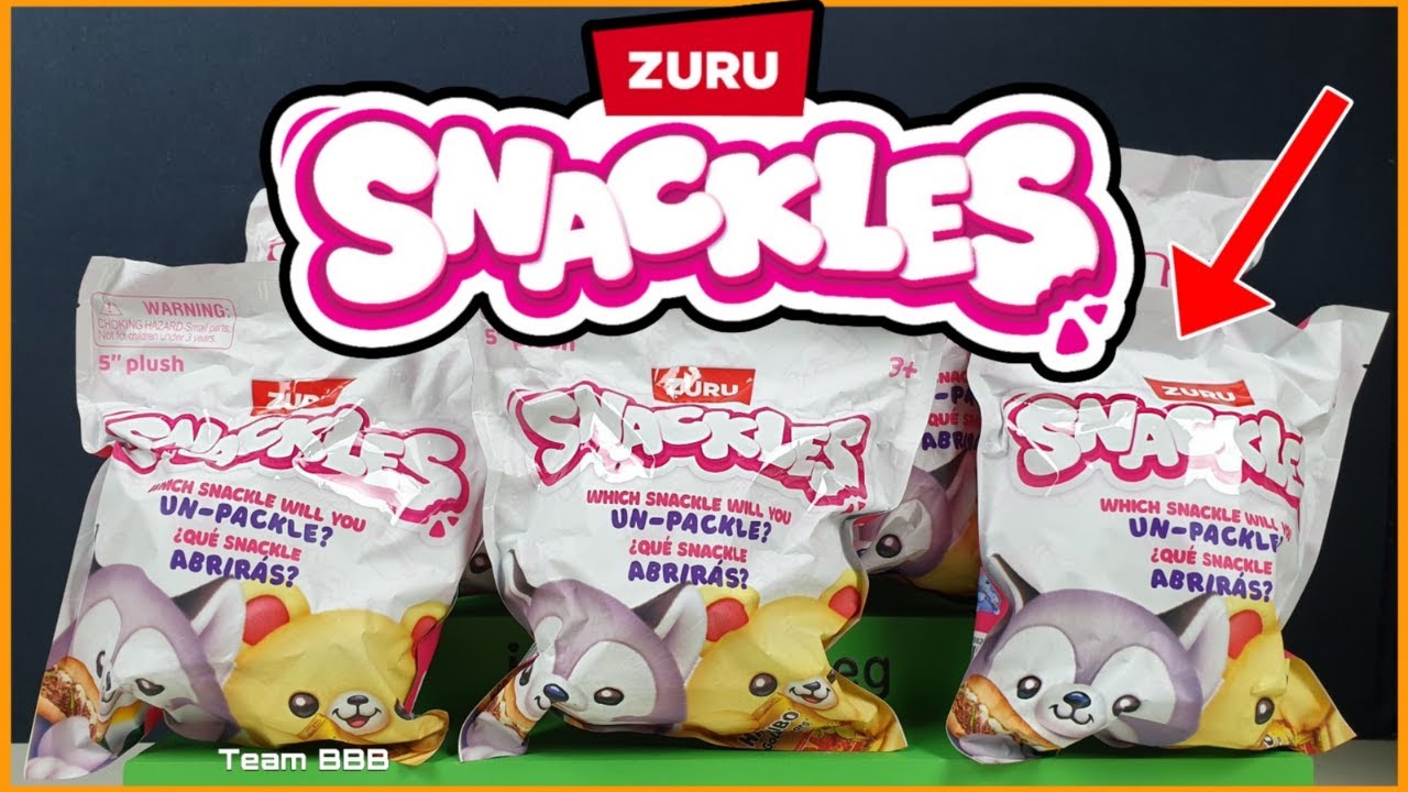 SNACKLES UNBOXING! Opening loads of adorable mystery plushie blind bags Zuru Toys