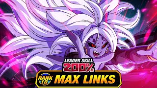 PRETTY GOOD!! LEVEL 10 LINKS 100% PHY EVIL ANDROID 21! (DBZ: Dokkan Battle)