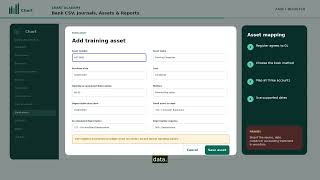 07 bank csv journals assets reports and lock date