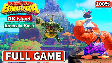 DONKEY KONG BANANZA - DK Island DLC 100% Walkthrough | FULL GAME + TRUE Ending (4K60FPS)