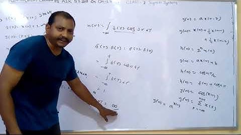 Signals 16(Convolution-4, Stability of Systems, Impulse response of Systems)