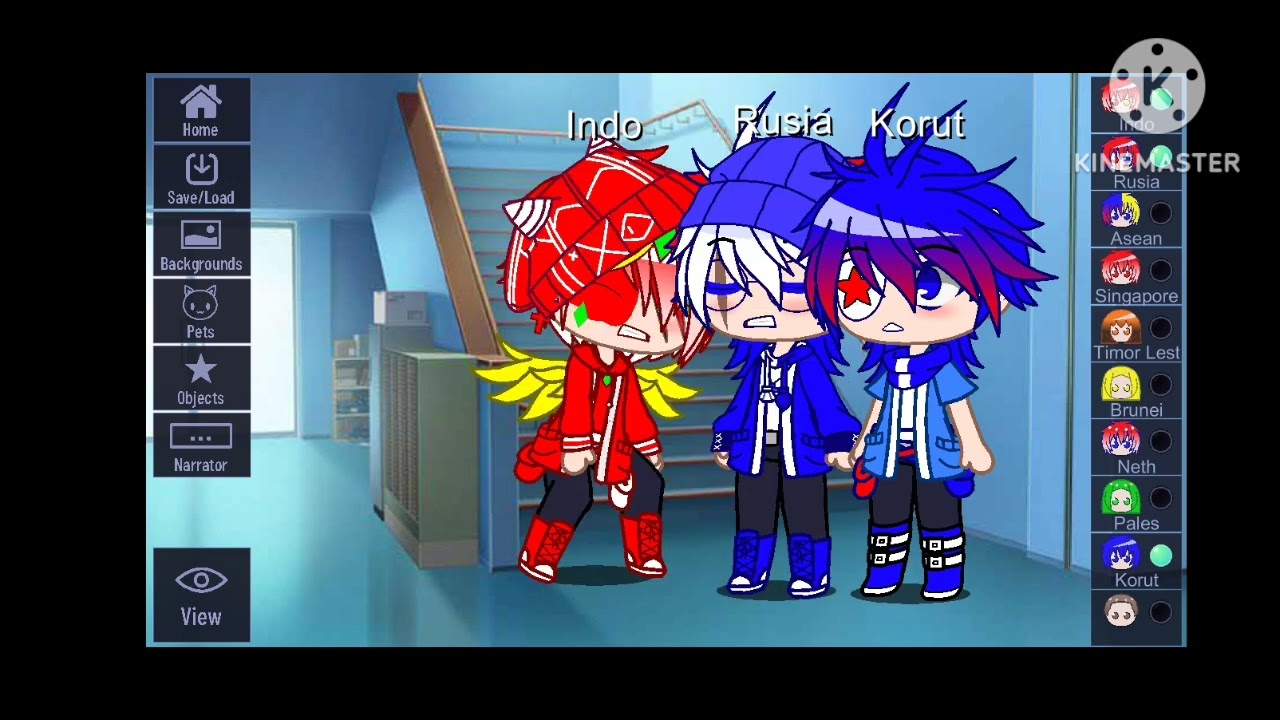 Bisakah kalian menemaniku sebentar saja #gachaclub#countryhumans gacha #indo sad #gcmmindonesia 