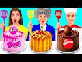 自分 VS おばあちゃんの料理チャレンジ | 面白い食べ物のレシピ ChallengeTeen
