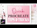 10 Quick Procreate Tips & Tricks - My Fave Shortcuts to Increase Work Flow & Make Art Life Easier