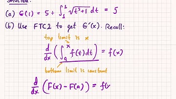 Math 135 Section 5.3... Derivative of an integral