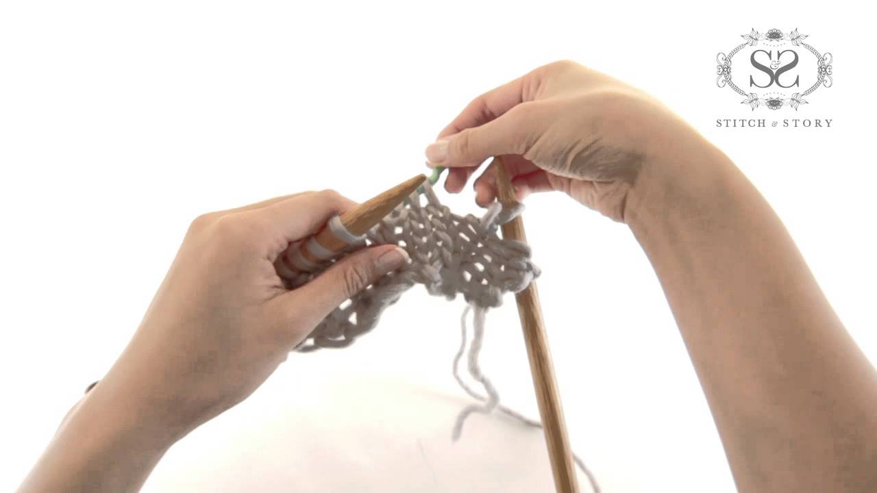 HOW TO CREATE A CABLE STITCH KNITTING TUTORIAL YouTube