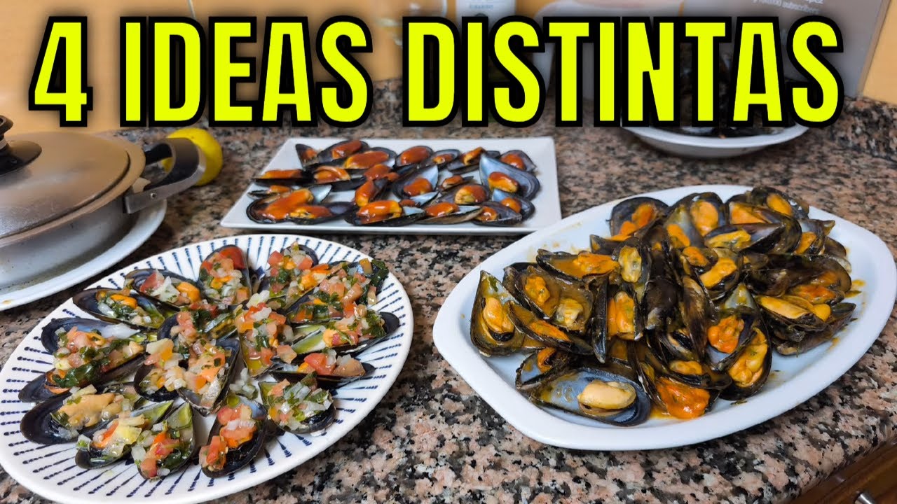 4 IDEAS CON MEJILLONES PARA DISFRUTAR EN CUALQUIER FIESTA DE REGALO MI SALSA MARINERA CON ALMEJAS 