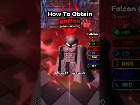 How To Get Griffith And Showcase With Superior In Anime Squadron #anime #roblox