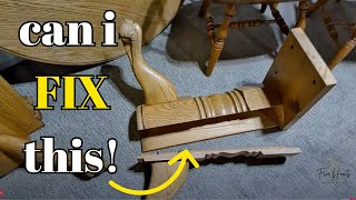 Dated & Broken DINING SET Gets a MASSIVE MAKEOVER!