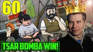 Tsar Bomba WIN! - #60Seconds Atomic Survival - Hardest Difficulty!
