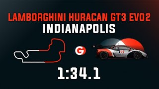 Indianapolis 1:34.1 - Lamborghini Huracan GT3 EVO2 - GO Setups | ACC 1.9.2