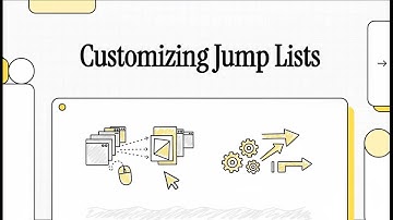 Customizing Win 11 Jump Lists