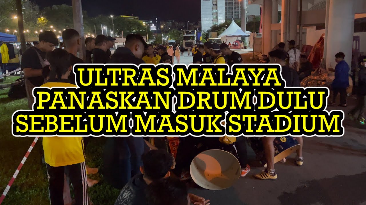 Ultras Malaya-Warming Up Sebelum Masuk ke Stadium‼️