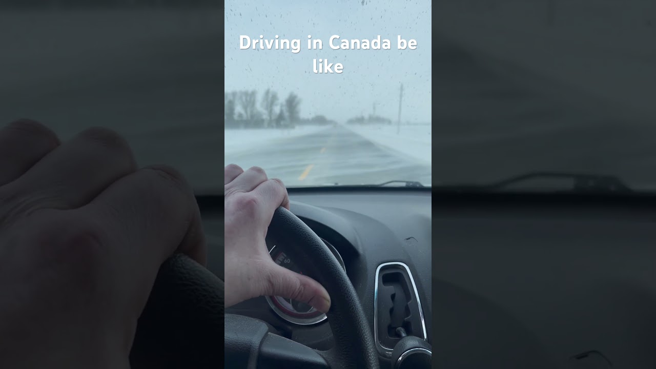 Driving in Canada be like…