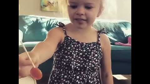 ‘It Was on My Shirt’ – Little Girl Gets Upset When She Loses Her Lollipop
