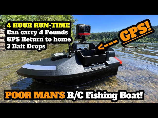 Poor Man's R/C Fishing boat with GPS and 4 Hour Runtime!!! 