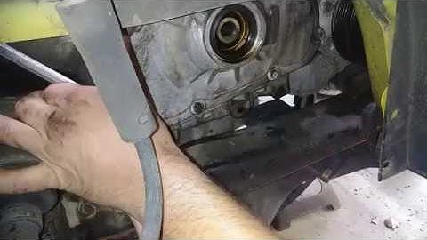 2009 2.2 ecotec front crank seal and timing cover replacement