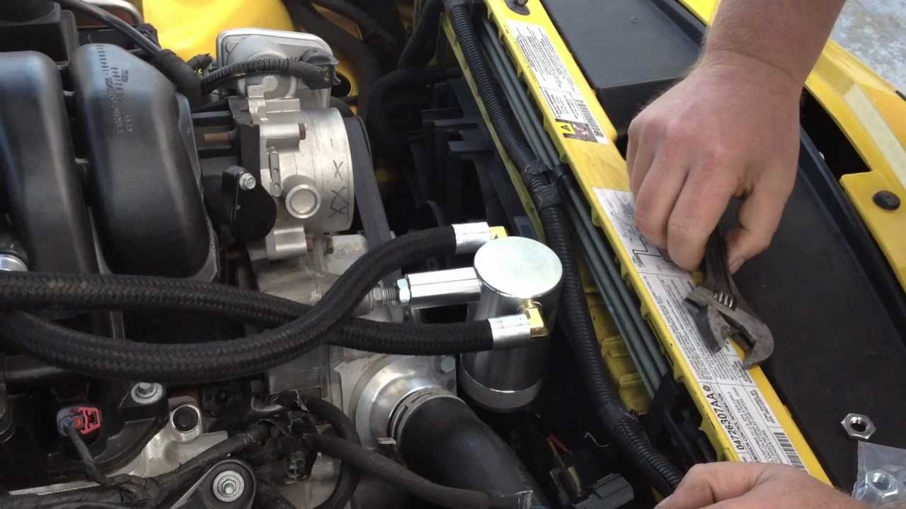 Billet technology catch can standard installation youtube