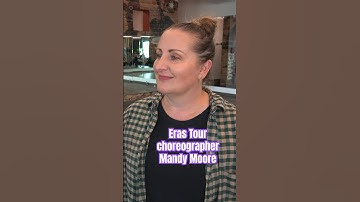 We chat with #erastour #choreographer #mandymoore about #taylorswift! #taylornation #swiftie #taylor