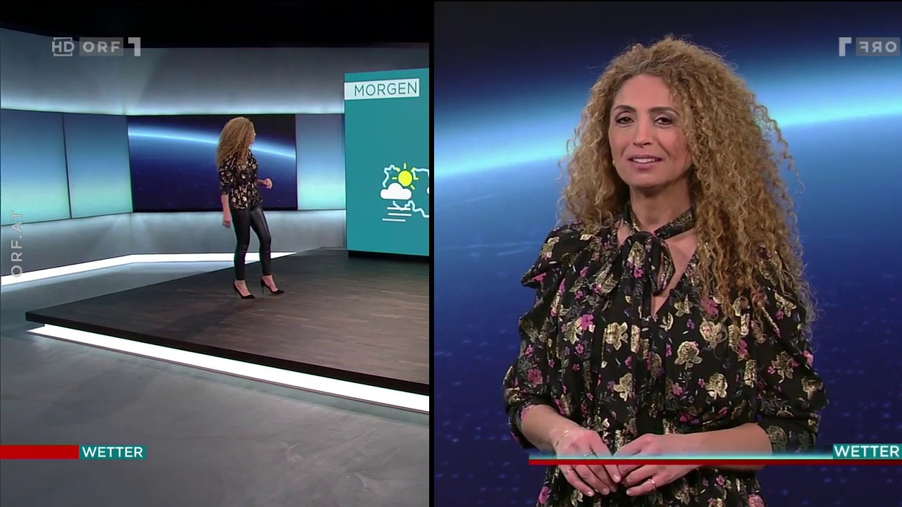 Leather Leggings Pussy Bow Ruffle Blouse Eser Ari Akbaba 20200214