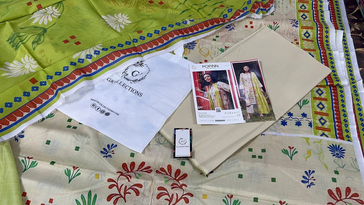 POPINN BY GULL JEE | LATEST VOLUME | GULL JEE LAWN | GULL JEE BRAND | PURE LAWN DUPATTA |SUMMER SALE