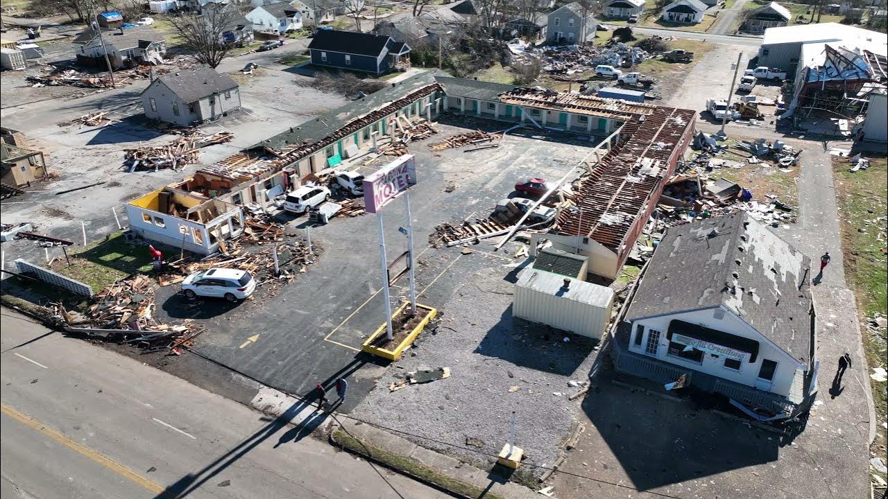 Bowling Green, Kentucky EF3 Tornado Damage 4K Video YouTube