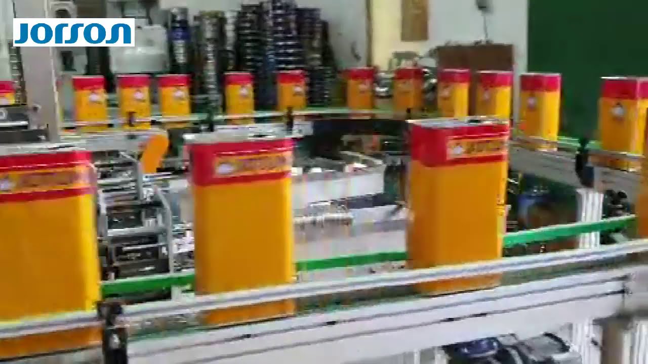 rectangular can making line