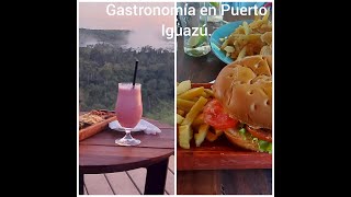 Rica gastronomía en Puerto Iguazú.