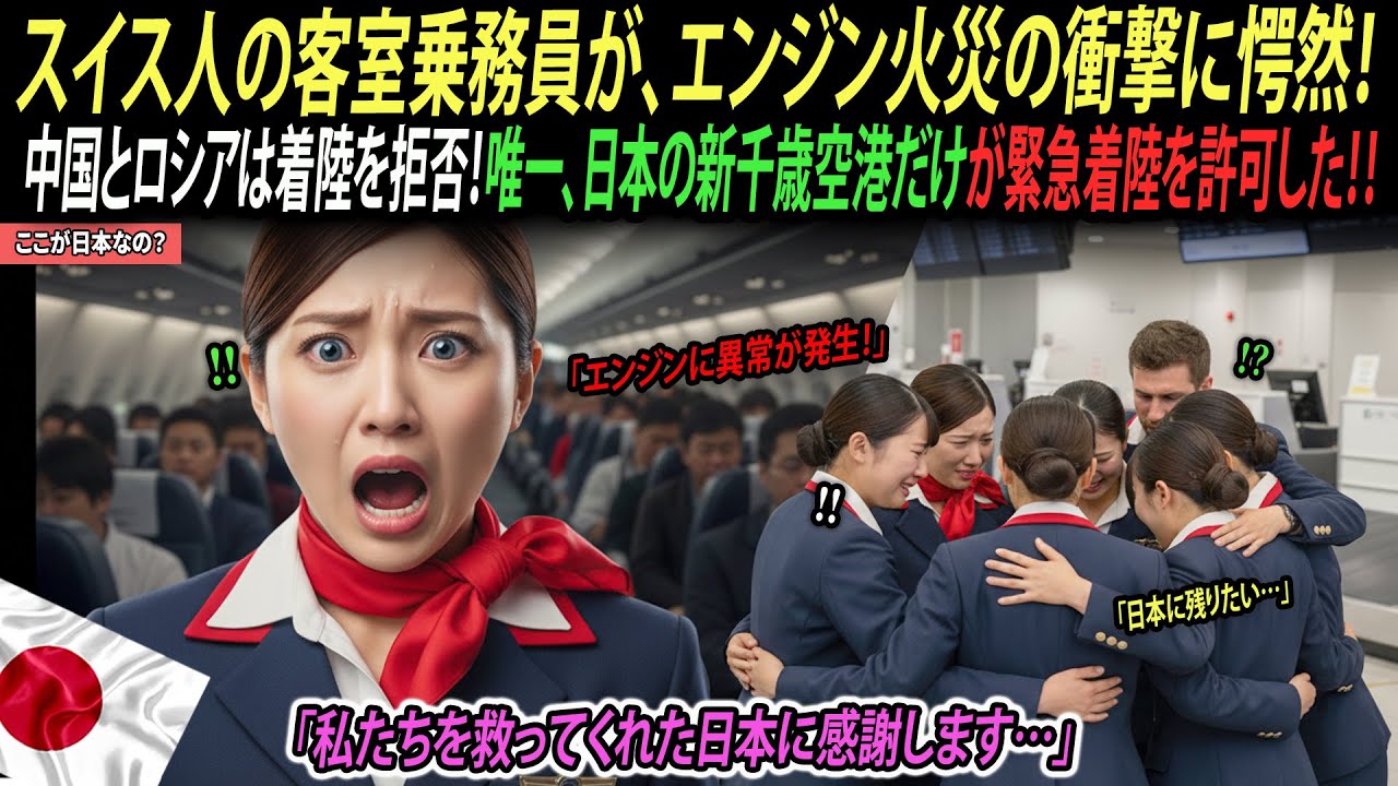 【海外感動ストーリー】「着陸不可能」―ロシアと中国からの冷酷な拒否。燃料は残り30分、147の命が絶望の淵に沈む中唯一日本の新千歳空港だけが緊急着陸を許可した！｜感動の物語｜オーディオブック｜AI物語