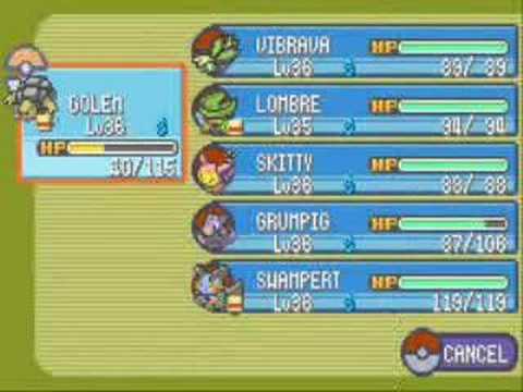 Pokemon Emerald - Battle vs Leader Norman