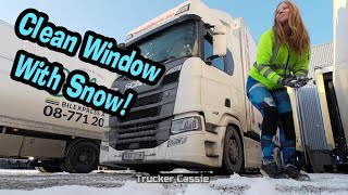 Winter Hack for a Dirty Windshield