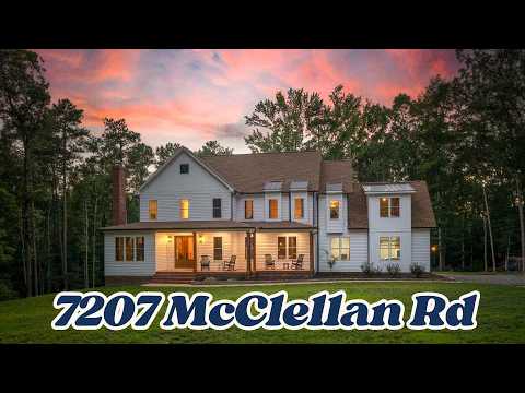 10.6 Acres + a Stunning Custom Home | Old Church, Virginia