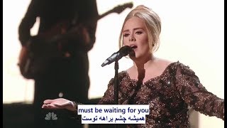 Adele - Set Fire To The Rain اجرای زنده از «ادل» با زیرنویس فارسی و انگلیسی