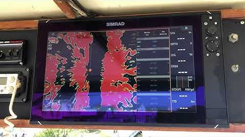 Simrad pulse compression Radar