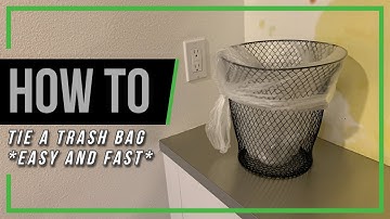 How to Tie Trash Bags 🗑️ Janitor Cleaning Tutorial┃#AttainVideos