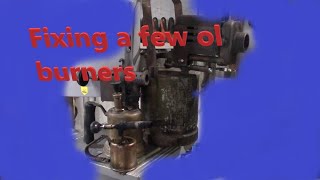 Making parts and cleaning a few old blow lamps