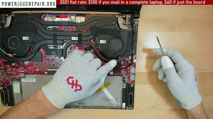 Asus ROG GX701G-DB76 gx701g laptop charge port power jack repair fix charging connector replacement