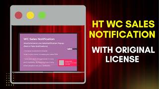 Download HT WC Sales Notification With License Key | WooCommerce Sales Notification Plugin