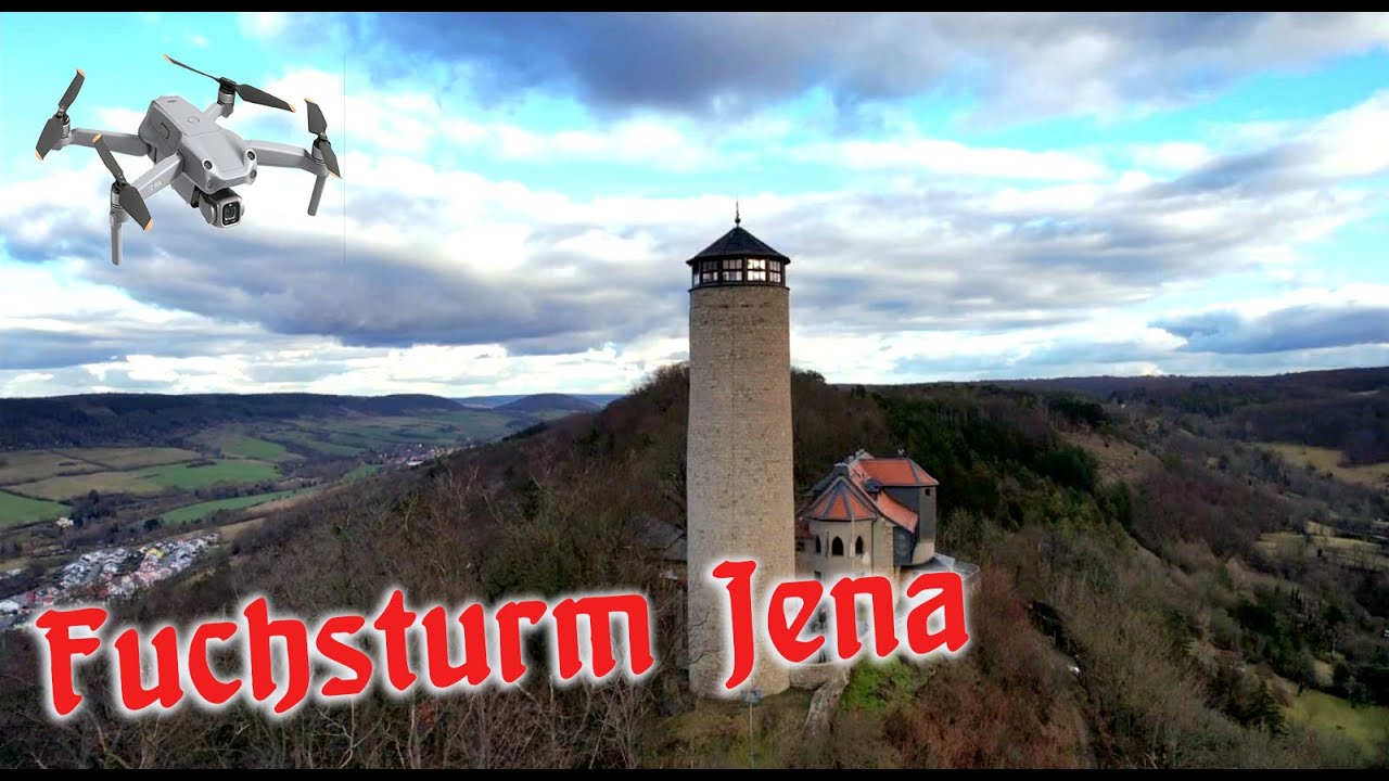 Drohnenflug in Jena Fuchsturm