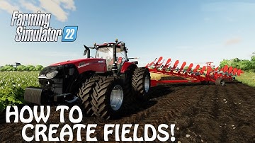 HOW TO CREATE FIELDS in Farming Simulator 2022 | MAKING BIG FIELDS | FS22 | PS4 | PS5 | Xbox