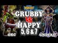 Grubby | "Grubby vs Happy - Game 5, 6 & 7" | Warcraft 3 | ORC vs UD