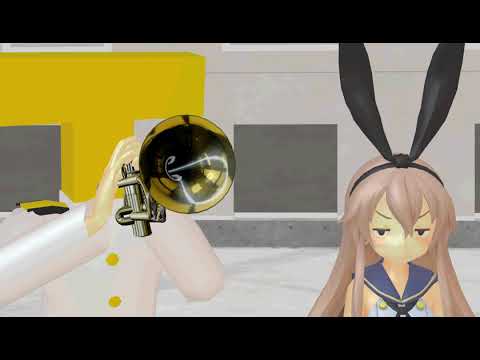 【艦これmmd】煽りグルメレース