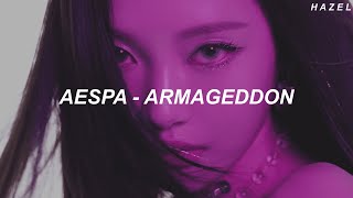 aespa (에스파)  'Armageddon' Easy Lyrics