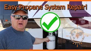 HOW TO FIX RV PROPANE SYSTEM ISSUE | RV LIVING
