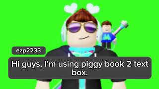 Piggy book 2 text box test.