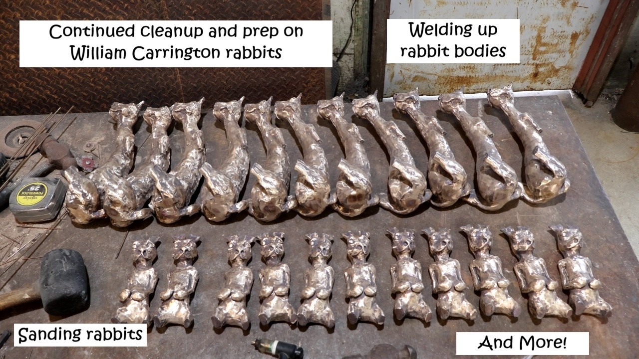 March 16, 2026 - Continued work on William Carrington's rabbits ...